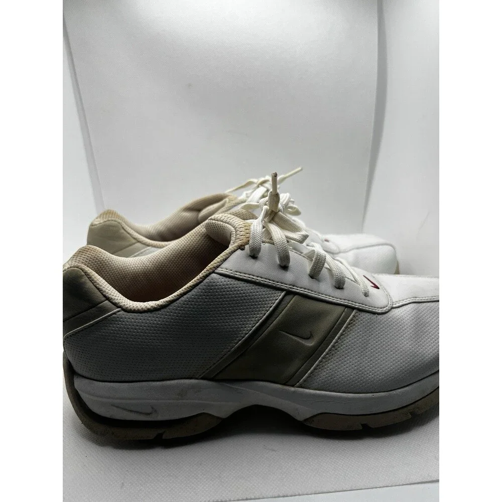 Nike Golf Sneakers Womens 8 39 Sport Performance White Leather Spikes 309888161